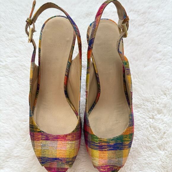 Stuart Weitzman platform women shoes size 8 US Authentic - Picture 2 of 7